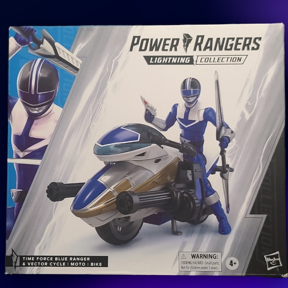 Power Rangers Lightning Collection Time Force Blue Ranger & Vector Cycle 2022